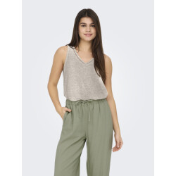 Only Onlpenny s/l v-neck top jrs noos