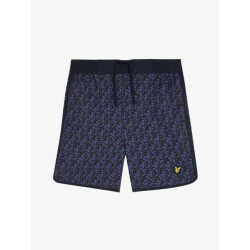 Lyle and Scott Jongens zwembroek monogram dark navy