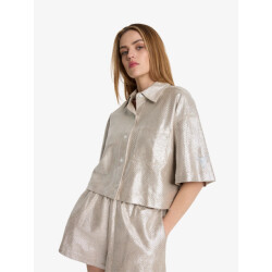 Alix The Label Dames blouse foil cropped