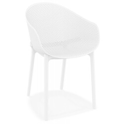 Alterego Geperforeerde terrasstoel lucky 60x54x81 cm