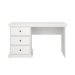 CaliCosy Bureau met 3 lades wit b130 cm sofia