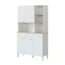 CaliCosy Keukenbuffetkast met 5 deuren en 1 lade h186 cm kira