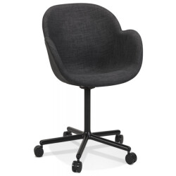 Alterego Bureaustoel met armleuningen astra 59x59x85 cm