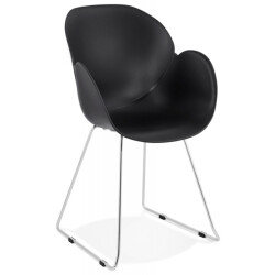 Alterego Nego design stoel 58x59x87 cm