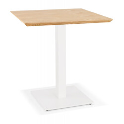 Alterego Kleine vierkante eettafel regis 70x70x755 cm