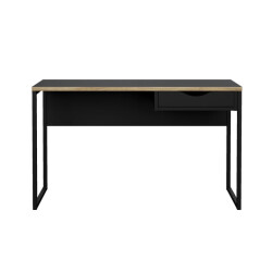 CaliCosy Bureau met 1 lade en metalen onderstel b130 cm function