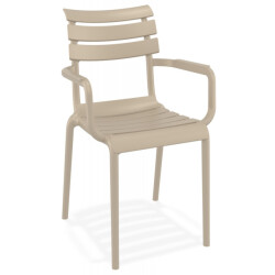 Alterego Tuinstoel met armleuningen flora 58x59x84 cm