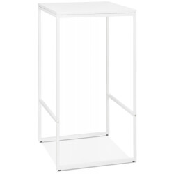 Alterego Ortos statafel in industriële stijl 60x60x103 cm