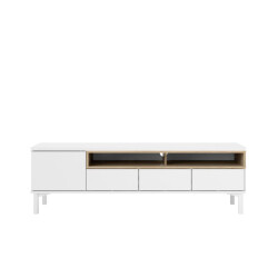 CaliCosy Tv-meubel met 1 deur, 3 lades en 2 vakken b155,7 cm april