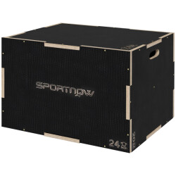 4goodz Sportnow plyo-box/springbox, robuust, 76x61x51 cm, , handvat 10x3,5 cm, tot