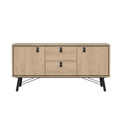 CaliCosy Dressoir met 2 deuren en 2 lades en metalen onderstel b150,3 cm joyce