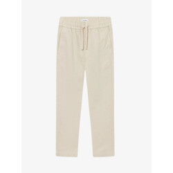 Les Deux Jongens broek patrick linnen light sand