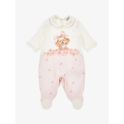 Monnalisa Meisjes baby boxpakje puppy panna rosa antico