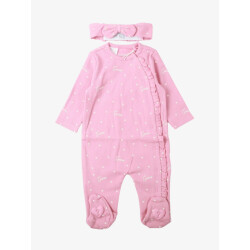Guess Meisjes baby boxpakje haarband sweet heart white