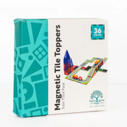 Learn and Grow Toys Learn and grow magnetische toppers treinbaan 40 delig