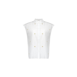 Geisha 53341-81 blouse lurex hearts