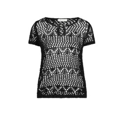 Jane Lushka Openwork knit top with sequins bdc 9041