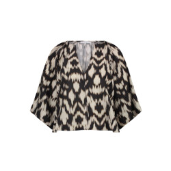 By-Bar Amsterdam Todd brown batik blouse 25112006
