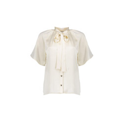 Geisha 53072-14 blouse satin h bow