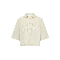 Nukus Bodine blouse stripe nks02011
