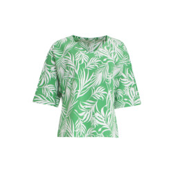 Smashed Lemon 25259 te top met bladerenprinttravelkwaliteit |