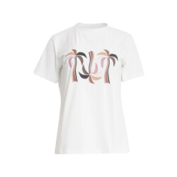 Smashed Lemon 25260 te t-shirt met palm printtravelkwaliteit |