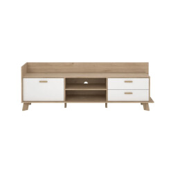 CaliCosy Tv-meubel met 2 deuren, 1 lade, 2 vakken b181,9 cm storm