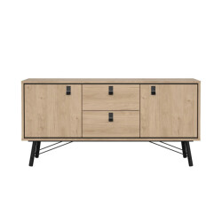 CaliCosy Dressoir met 2 deuren en 2 lades en metalen onderstel b150,3 cm joyce