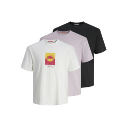 Jack & Jones Jormarbella branding tee ss crew 3p