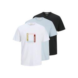 Jack & Jones Jortavira branding tee ss cn 3pk mp