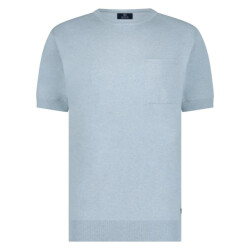Marco Manzini 25108yv58 yvan knitted t-shirt melange