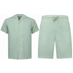 Enos Ribbed oversized shirt zomerset