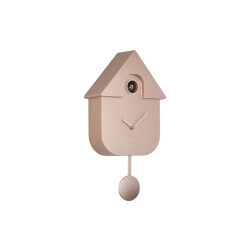 Karlsson wandklok modern cuckoo metallic metallic rose gold