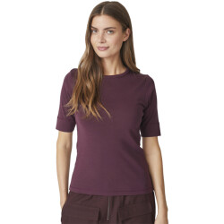 Co'Couture Grannycc embroidery ss tee winered