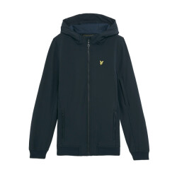Lyle and Scott Winter softshell jas jongens donker navy capuchon