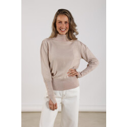 Nukus Nkf03005 266 sylvia pullover lurex dusty pink