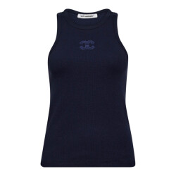 Co'Couture Cc sahara embroidery tank top navy