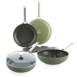 BK Cookware Bk sublime keramische pannenset olive green 4-delig