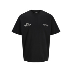Jack & Jones jcoathletico graphic tee ss cn ss25 12285727 black
