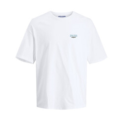 Jack & Jones jorvalley tee ss crew neck tg ln 12278770 bright white