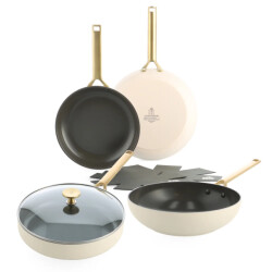 BK Cookware Bk sublime keramische pannenset crème 4-delig