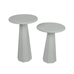 CaliCosy Set van 2 ronde salontafels h47 / h57 cm lilyum