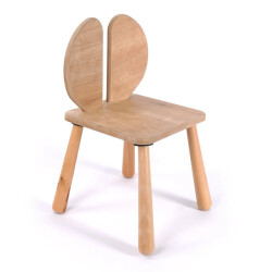 CaliCosy Kinderstoel met massiefhouten poten l30 cm mael