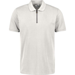 No Excess Polo liquid finished cotton chalk