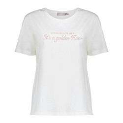 Geisha t-shirt golden hour 52064-40 000 white pink