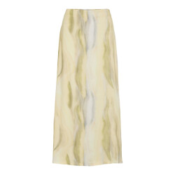 Vila vimurina ban hw ankle skirt 14107130 pale banana