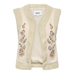 Only onlfrida flower emb. waistcoat cs o 15324172 multi color flower