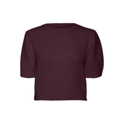 Vero Moda vmnovah ss o-neck puff pullover ga 10320494 winetasting