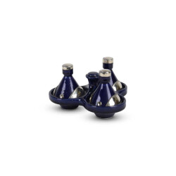Safaary Tajine mini donker met metaal 3-delig