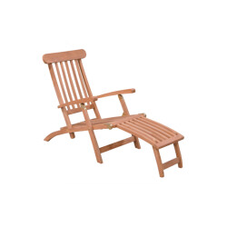 Livingfurn deckchair 60x150x40 cm teakhout